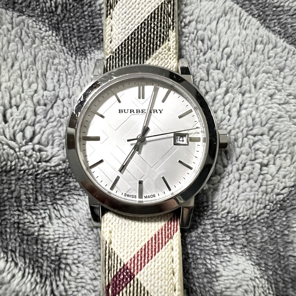 Burberry Haymarket women’s watch